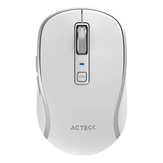 Mouse Acteck Mi580 Inalambrico Usb 1600dpi 6 Botones Blanco