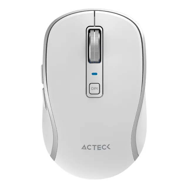 Mouse Acteck Mi580 Inalambrico Usb 1600dpi 6 Botones Blanco