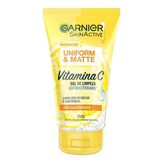 Gel De Limpeza Facial Antibacteriano Vitamina C 150g Garnier Gel De Limpeza Facial Antibacteriano Vitamina C 150g Garnier