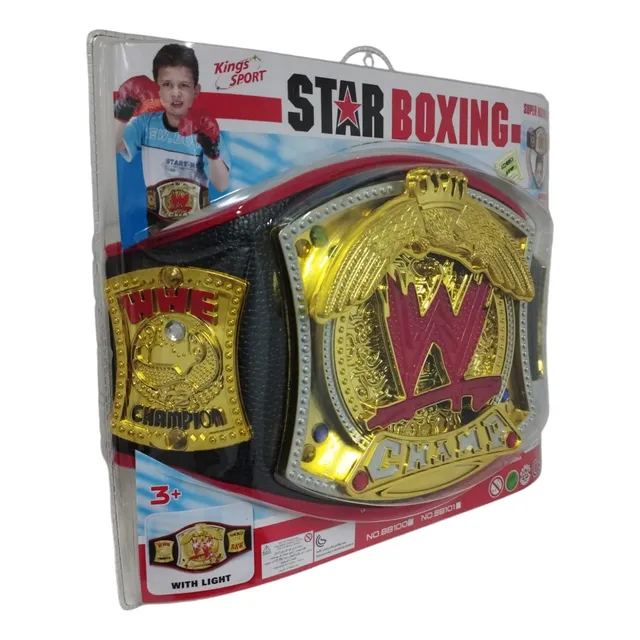 Cinturon Lucha Libre Star Boxing Luces Wwe Campeon Champ