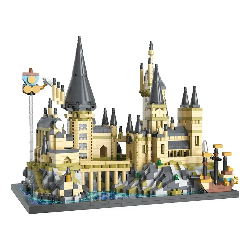 Bloco De Construção Castelo Hogwarts 2743 Peças M2050 Brinquedo Arquitetura Colecionável Presente Para Crianças E Adultos