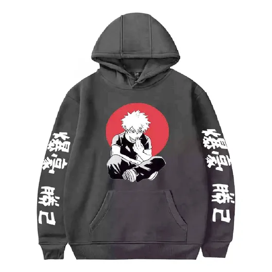 Sudadera Con Capucha De Bakugou Katsuki De My Hero Academia