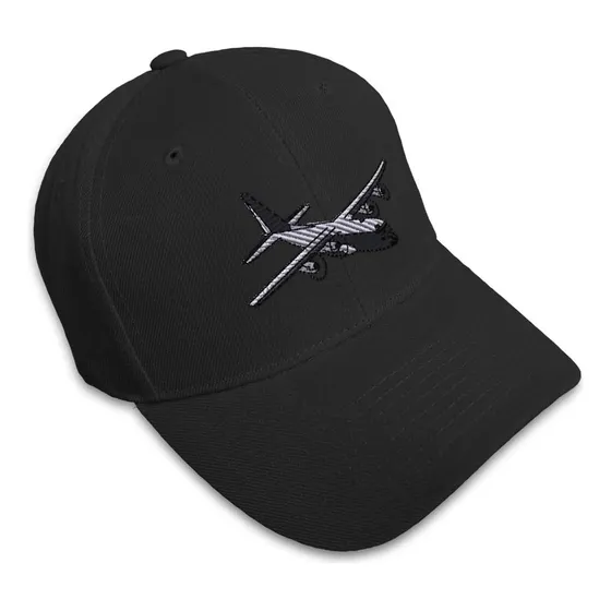 Gorra De Béisbol Personalizada C-130 Avión Bordado Avión Acr