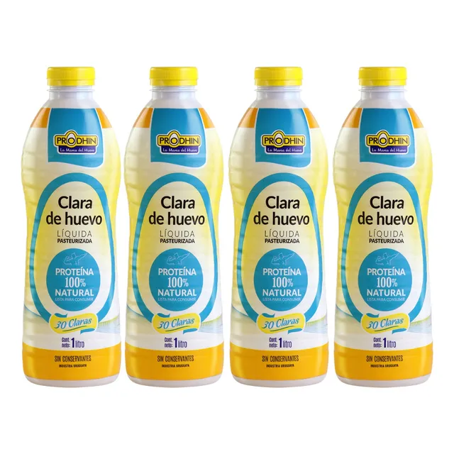 Clara De Huevo Liquida Pack X 4 Lts