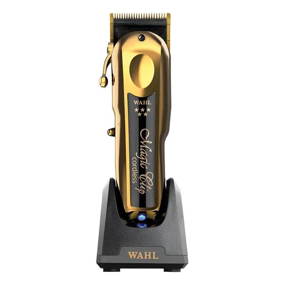 Cortadora de pelo Wahl Professional 5 Star Magic Clip Cordless Gold 8148-716 dorada y negra 220V