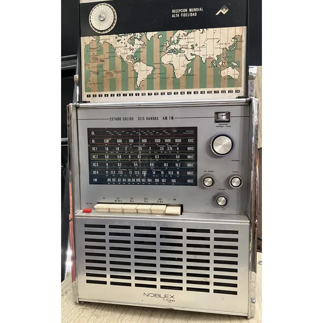 Radio Noblex 7 Mares Funcionando Vintage