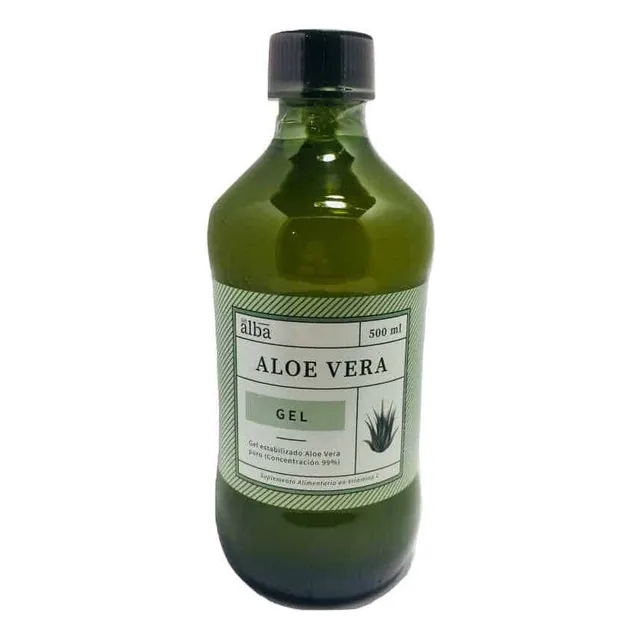 Aloe Vera Gel 500 Ml 100% Puro Apicola Del Alba