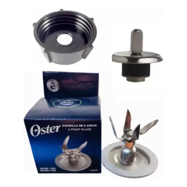 Cuchilla Para Licuadora Oster 6 Aspas Con Cople Y Portavaso