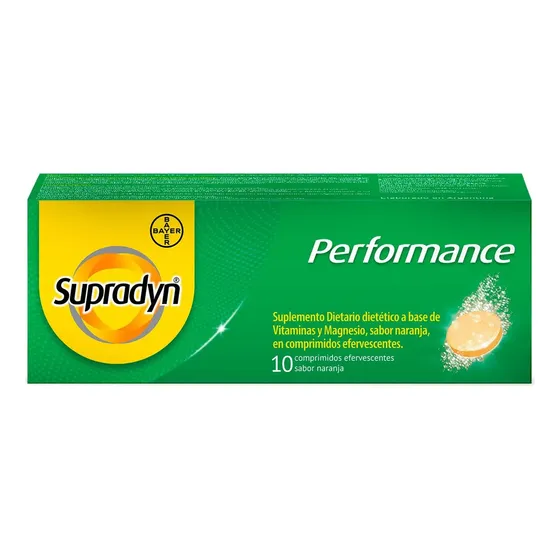 Efervescentes Supradyn Performance X 10 Comp