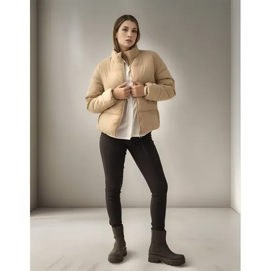 Campera Abrigo Mujer Corderito Upminorista