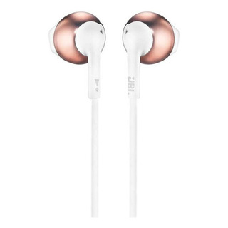 Audífonos In-ear Alámbricos Jbl Tune T205 Jblt205 Rose Gold Rosa Audífonos In-ear Alámbricos Jbl Tune T205 Jblt205 Rose Gold Rosa
