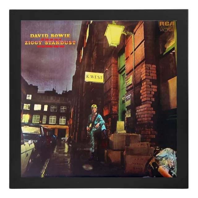 Quadro David Bowie Lp Ziggy Stardust Capa De Disco Album