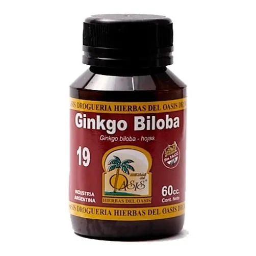 Tintura Madre De Ginkgo Biloba Oasis 60cc