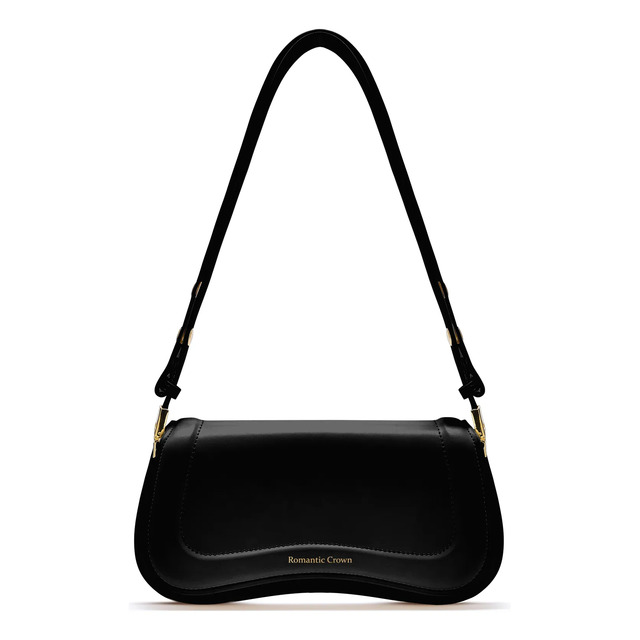 Bolsa Feminina Casual Transversal Minimalista Leve Para Dia Preto Lisa Níquel Bolsa Feminina Casual Transversal Minimalista Leve Para Dia Preto Lisa Níquel