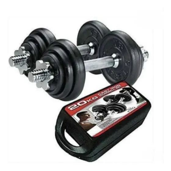 Kit Mancuernas Pesas 20kg40lb Antideslizante Estuche Profesi