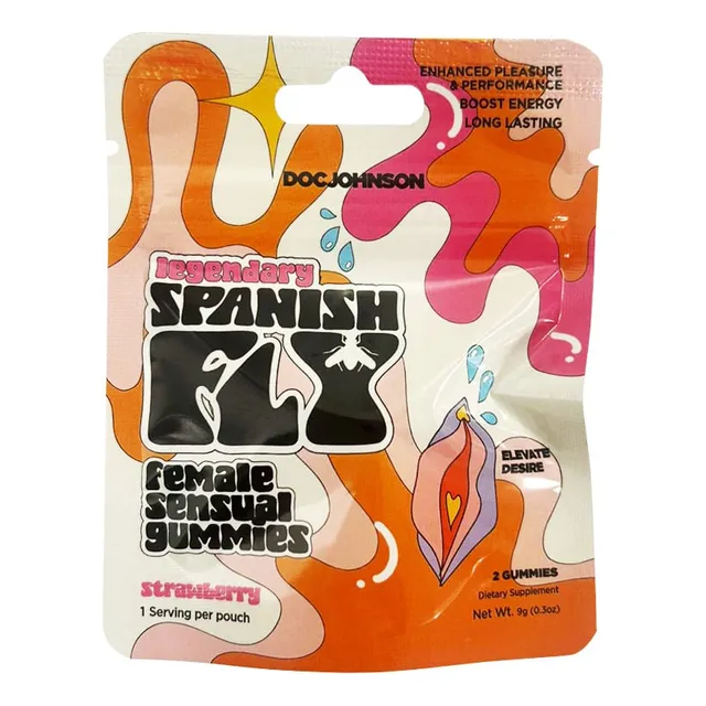 Spanish Fly Gomita Aumenta Libido Mujer Sabor Fresa