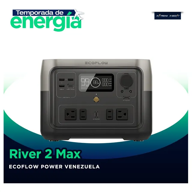 Estación De Energía Portátil Ecoflow River 2 Max