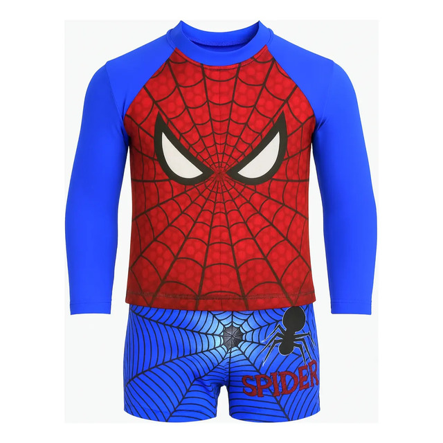 Blusa Proteção Solar Uv50 + Sunga Infantil Fpu50 Herois