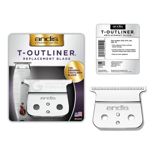 Navaja Repuesto Andis T-outliner Original Modelo 04521