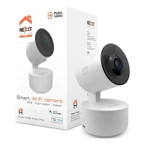 Cámara Seguridad Nexxt Hd Motorizada Wi-fi Interior NHC-P710 blanca