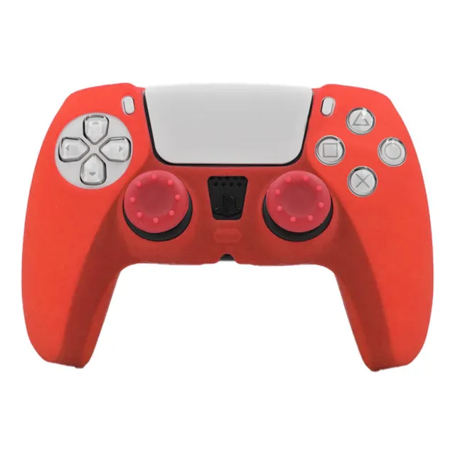 Funda De Silicona Para Mando De Ps5 Rojo