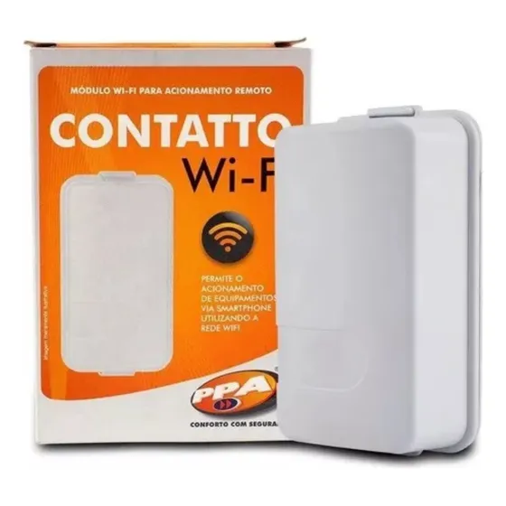 Contatto Wifi Ppa Abre Portão Via Celular App Remoto + Relé