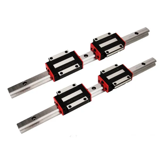 Guia Linear = 2 Trilhos 20 X 500 Mm + 4 Patins 20 C/ Aba 