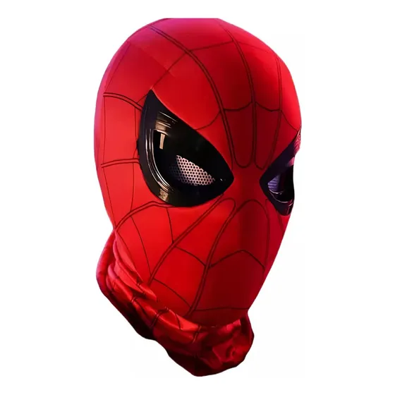 Mascara Spiderman Hombre Araña Ojos Móviles Rojo Spiderman Red