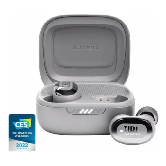 Fones De Ouvido Jbl Live Free 2 Tws Cinza