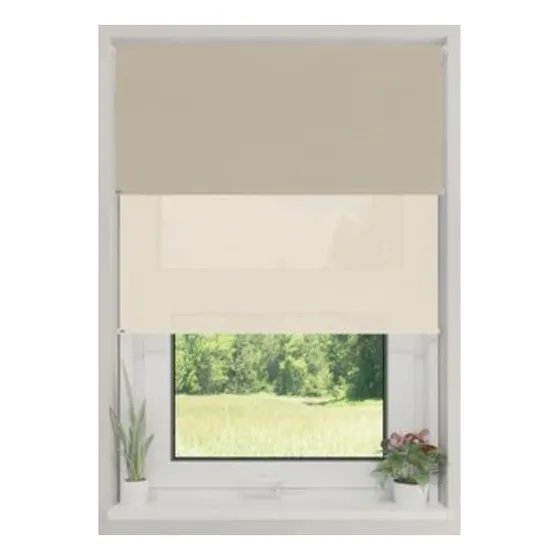 Cortina Roller Enrollable Duo Black Out 120x200cm