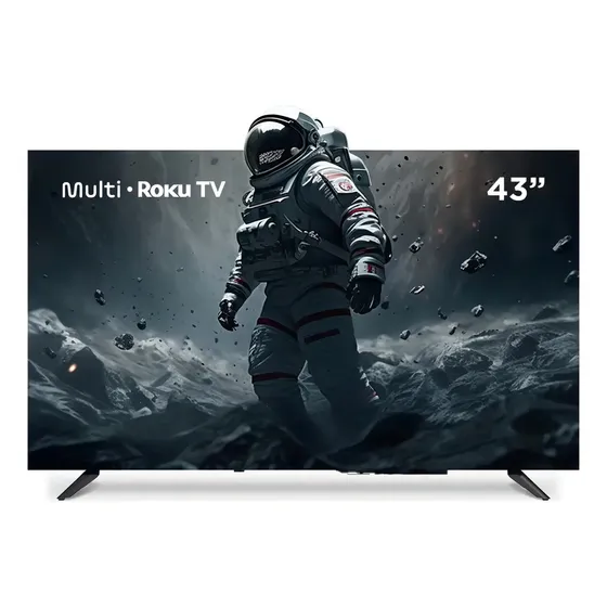 Smart Tv Dled 43 Fhd Multi Roku 3hdmi 2usb Wi-fi Tl056m