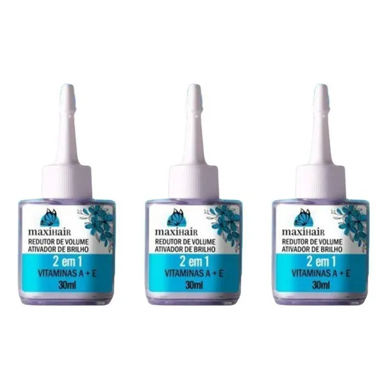 Reparador De Pontas Maxihair 30ml Red. De Volume 30 Ml - 3un