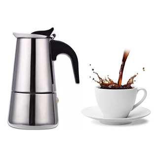 Moka - Cafetera De Acero Inoxidable (300 Ml) Moka - Cafetera De Acero Inoxidable (300 Ml)