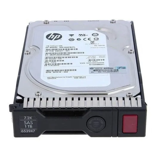 Disco Duro Hp 1tb  6g Sas 7.2k  Hp Proliant Gen1 Y Gen7  3.5