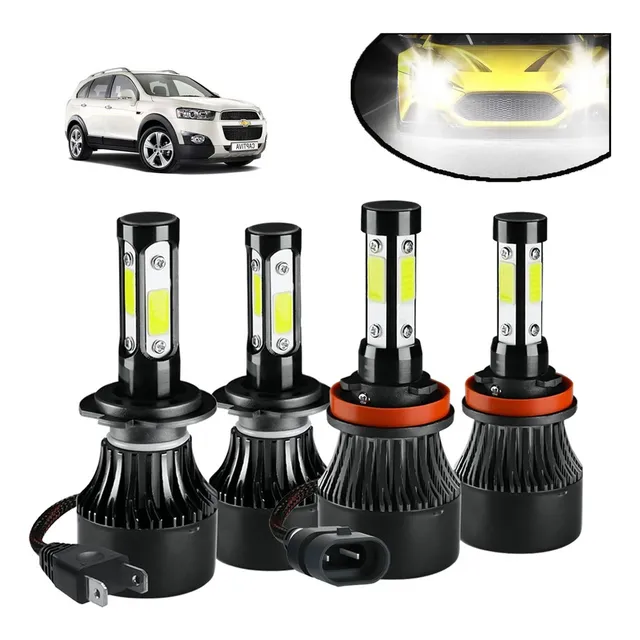 Kit De Faros Led Delanteros De 4 Lados For Chevrolet