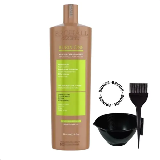 Prohall Escova Orgânica Realinhamento Capilar Burix One 1l