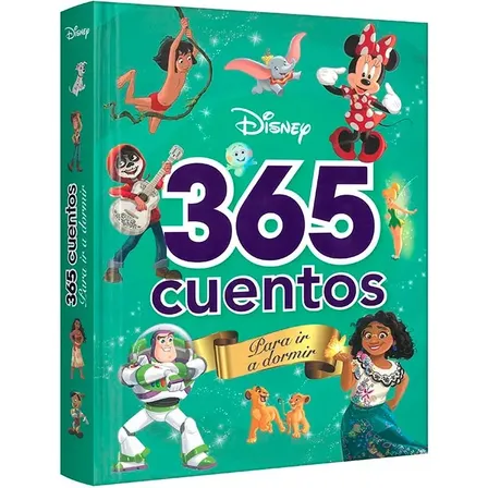Libro 365 Cuentos Para Ir A Dormir Disney Original Nuevo
