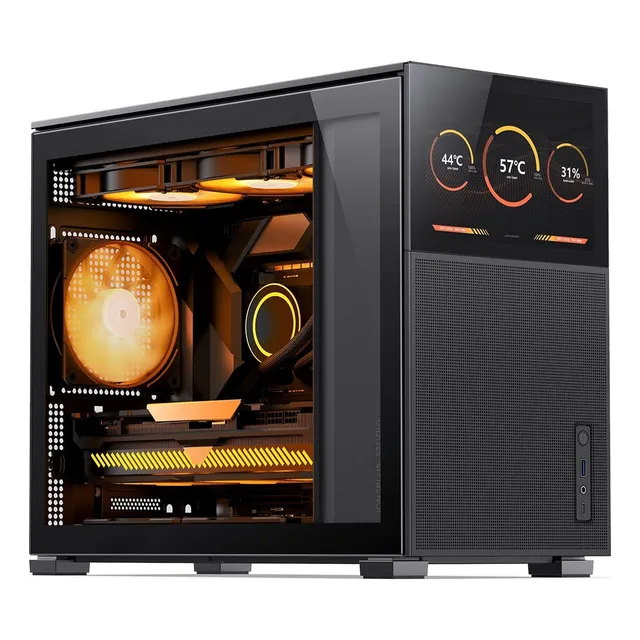 Caja De Pc Micro Atx Jonsbo D31 Mesh Sc Negro Sin Herramient