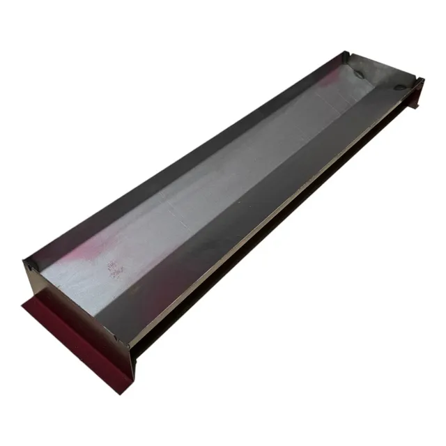 Forma De Aço Chapéu Trapézio Muros Pingadeira 25cmx 1,0m
