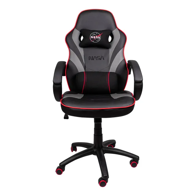 Silla Gaming Nasa New Horizons Negra Ajustable Y Cómoda Color Negro Material Del Tapizado Cuero Sintético