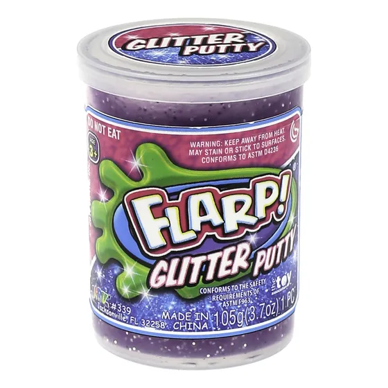 Slime Flarp Con Purpurina Ruidos Graciosos Glitter Ja-ru Tx