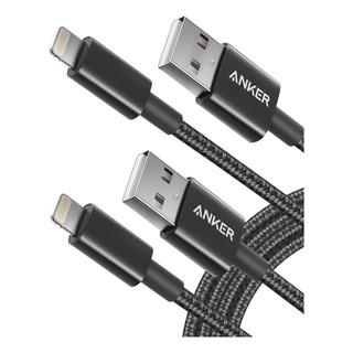 Anker Usb A A Lightning Cable(6ft, 2pack), Mfi Certified... Anker Usb A A Lightning Cable(6ft, 2pack), Mfi Certified...