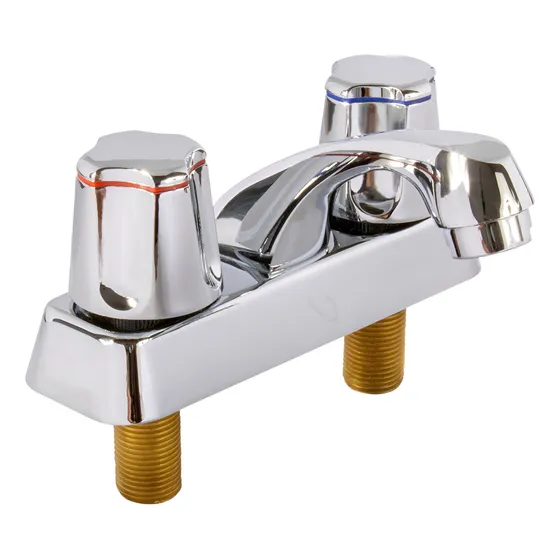 Mezcladora Para Lavabo Metálica 4puLG Iusa Acabado Cromado Color Plateado