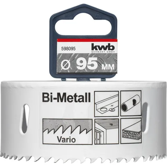 Sierra Copa Bimetalica 95mm Kwb Germany 95 Mm Metal Madera