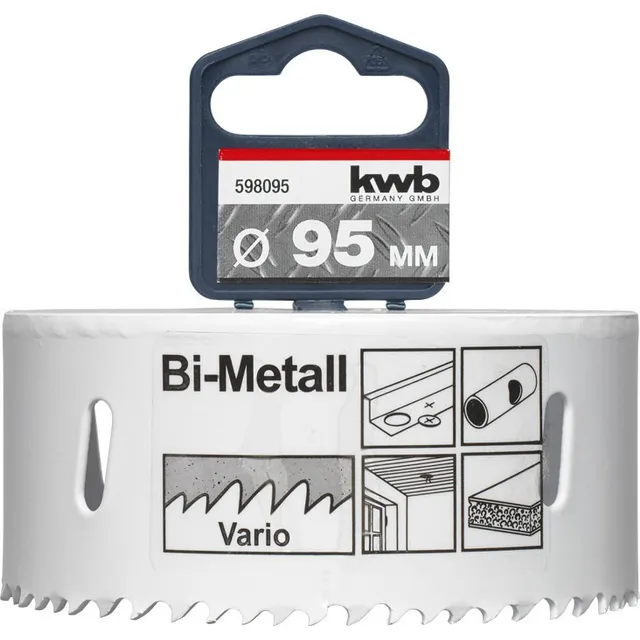 Sierra Copa Bimetalica 95mm Kwb Germany 95 Mm Metal Madera