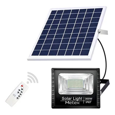 Metex Foco Reflector Solar Interior Y Exterior 300w