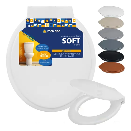 Assento Sanitário Tampa Vaso Celite Deca Incepa Universal Cor Branco