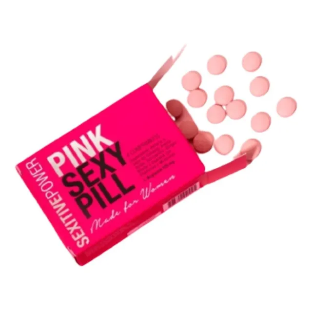 Suplemento Vigorizante Femenino Natural Pink Sexy Pill 4 U