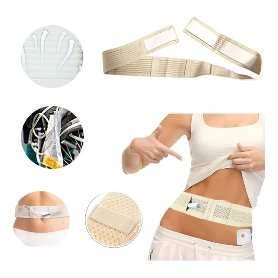 Cinturon De Diálisis Protector Catéter Postoperat Peritoneal