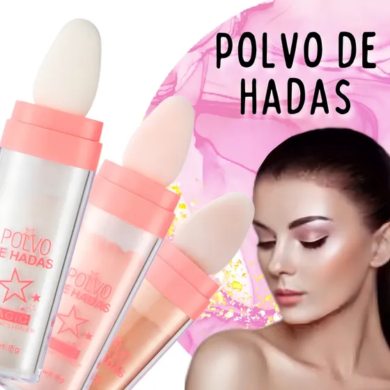 Polvo De Hadas Iluminador Maquillaje Glitter Belleza Body F Tono Del Iluminador Color
